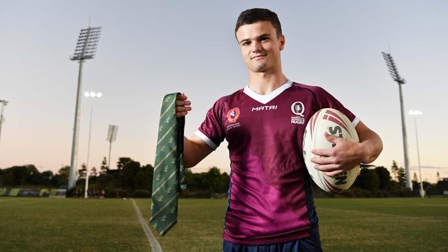 Finn Lawson has been selected in the Australian Schoolboys rugby union side. Picture: Patrick Woods.