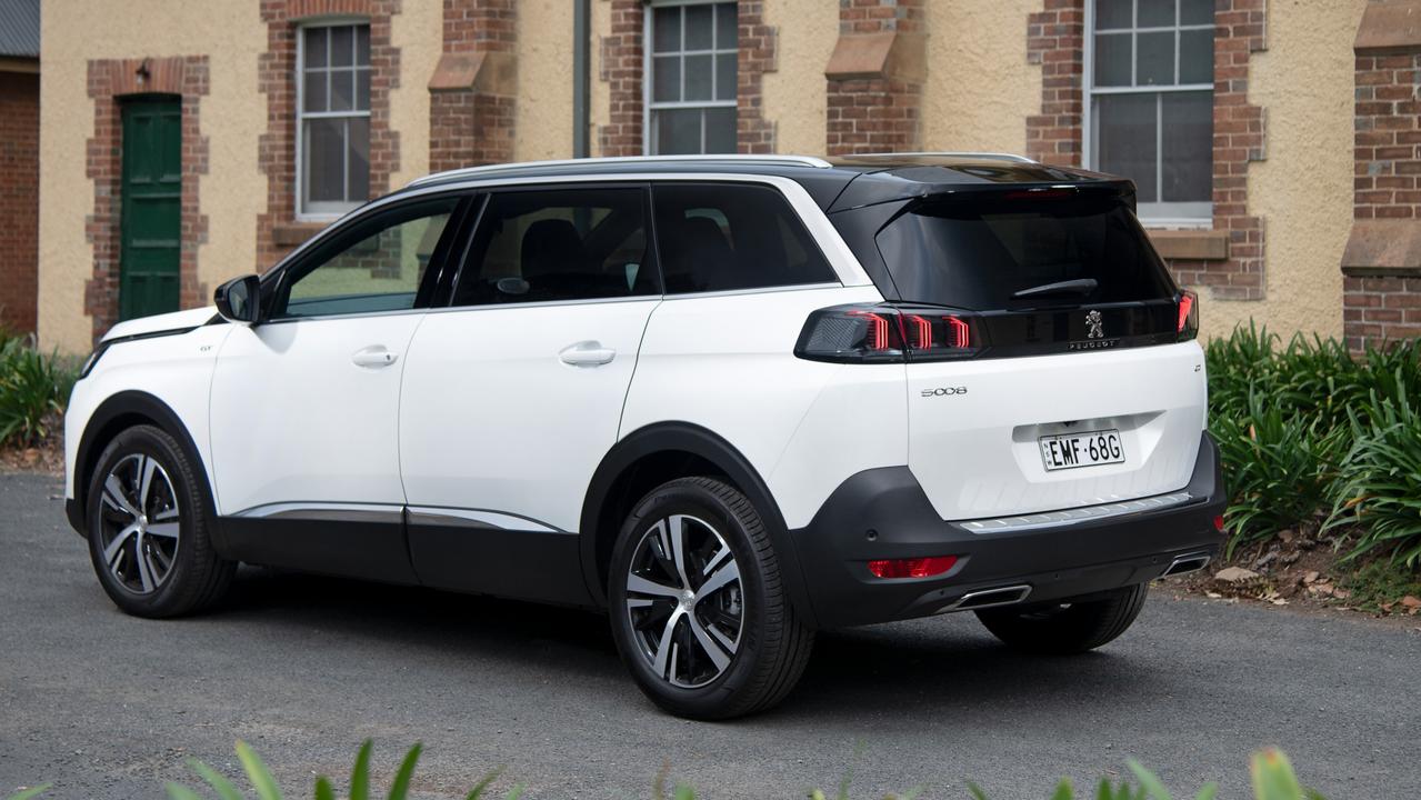 The model year 2021 Peugeot 5008 GT.