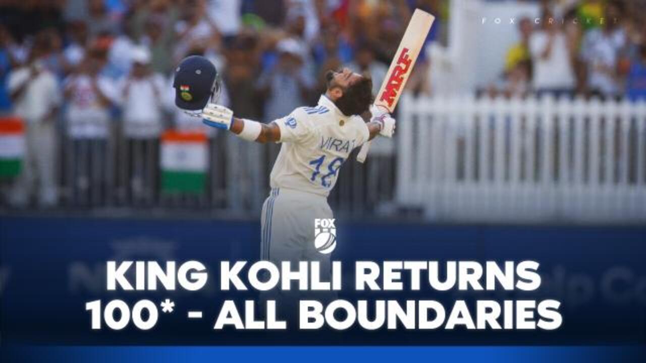 King Kohli century caps perfect day!