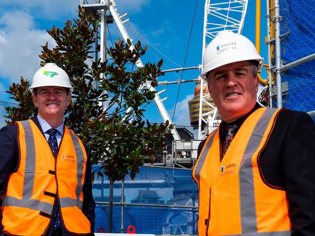 Investa's Mark Tait and Michael Cook at 60 Martin Place Sydney.