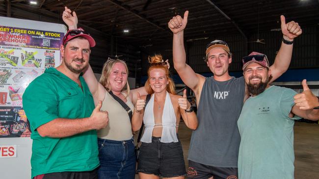 We Quit Our Job’s Tour 24 at the Fireworks Warehouse at Darwin show grounds sale on Territory Day. Picture: Pema Tamang Pakhrin