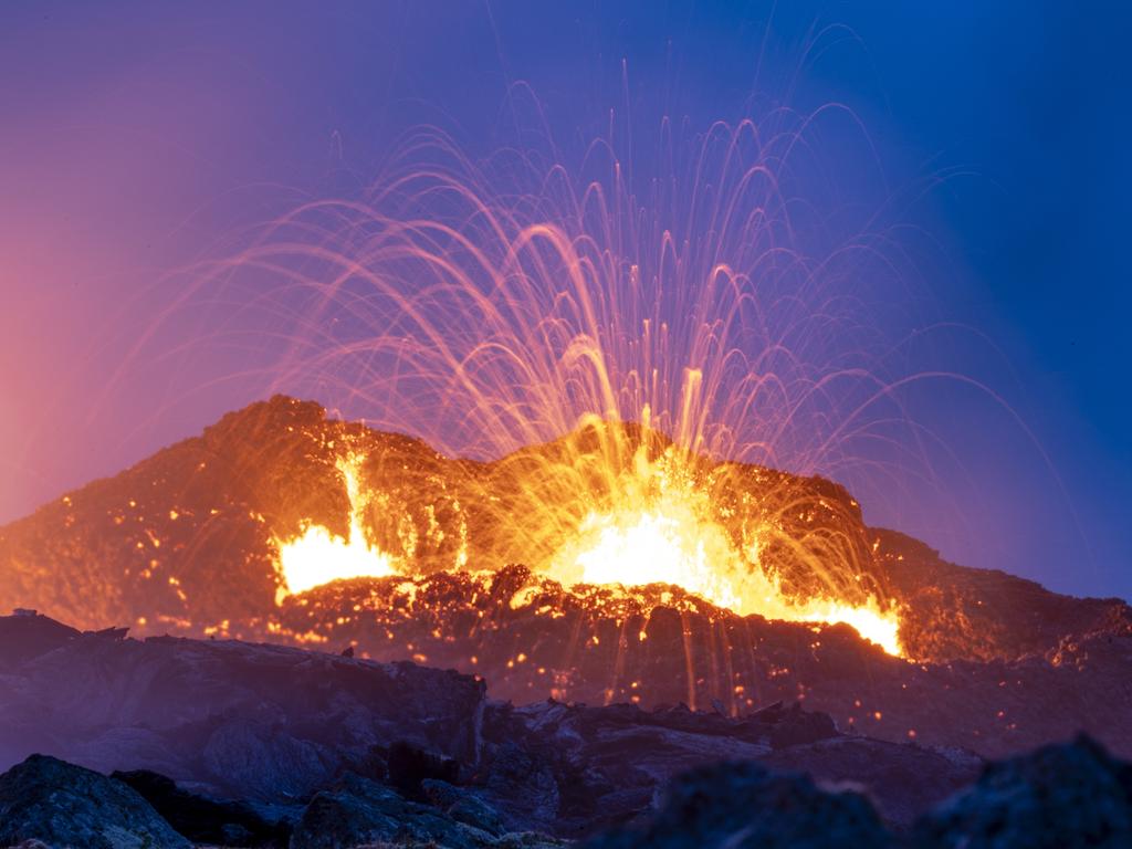 The volcano has erupted following intense earthquake activity in the area. Picture: Emin Yogurtcuoglu/Anadolu Agency via Getty Images
