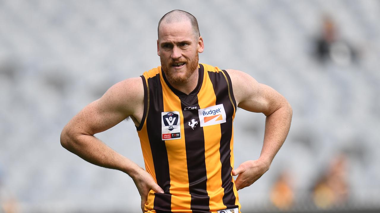 Jarryd Roughead kicked five goals for Box Hill on Sunday. Photo: AAP Image/Julian Smith