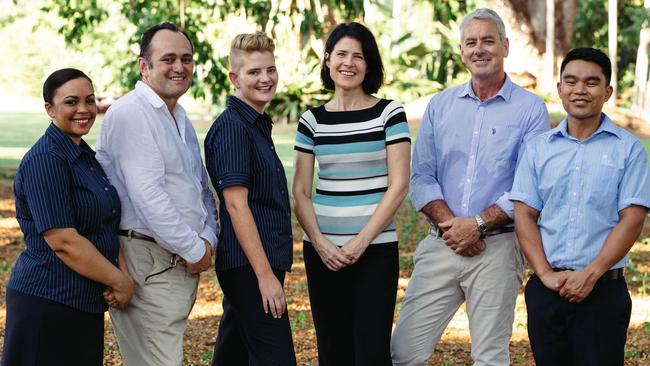 NT nurses and midwives Nerisa Singh, Martin Musco, Theresa Clasquin, Fiona Wake, Paul Norton and Janry Ballesteros. Picture: Supplied