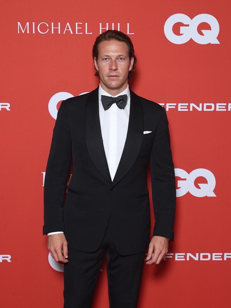 Movie hunk Luke Bracey kept his look classic with a bowtie. Photo: Brendon Thorne/Getty Images.