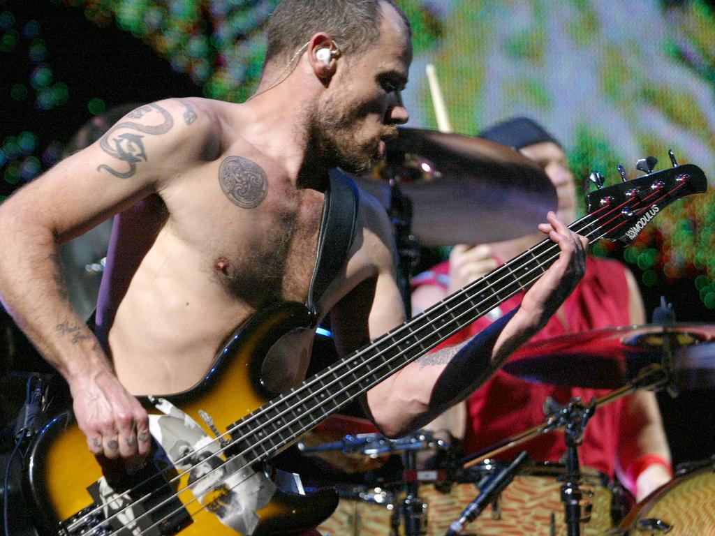 Flea was famous for smashing guitars, particularly in the ‘90s.
