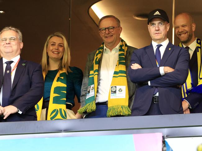 The PM at the women’s FIFA World Cup.