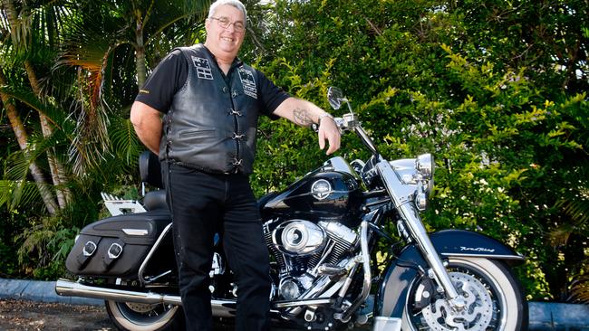 Wes Carlton is taking part in a motorcycle ride to Darwin to raise funds and awareness for Men's Prostate Cancer.