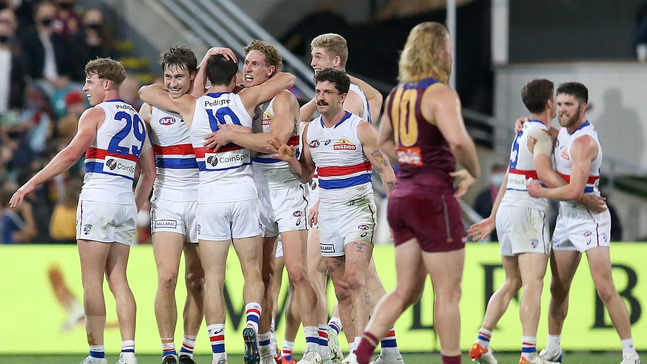 The Bulldogs left the Lions devastated. Photo by Jono Searle/AFL Photos/via Getty Images