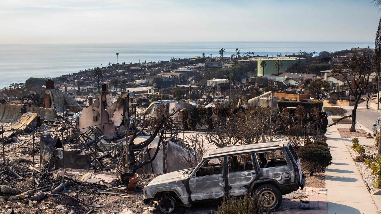 The Pacific Palisades neighbourhood of Los Angeles, California. Picture: Apu Gomes/Getty Images/AFP