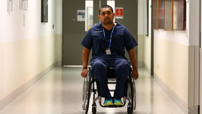 Dinesh Palipana made headlines for overcoming his disability to receive an internship as a doctor at Gold Coast Hospital.