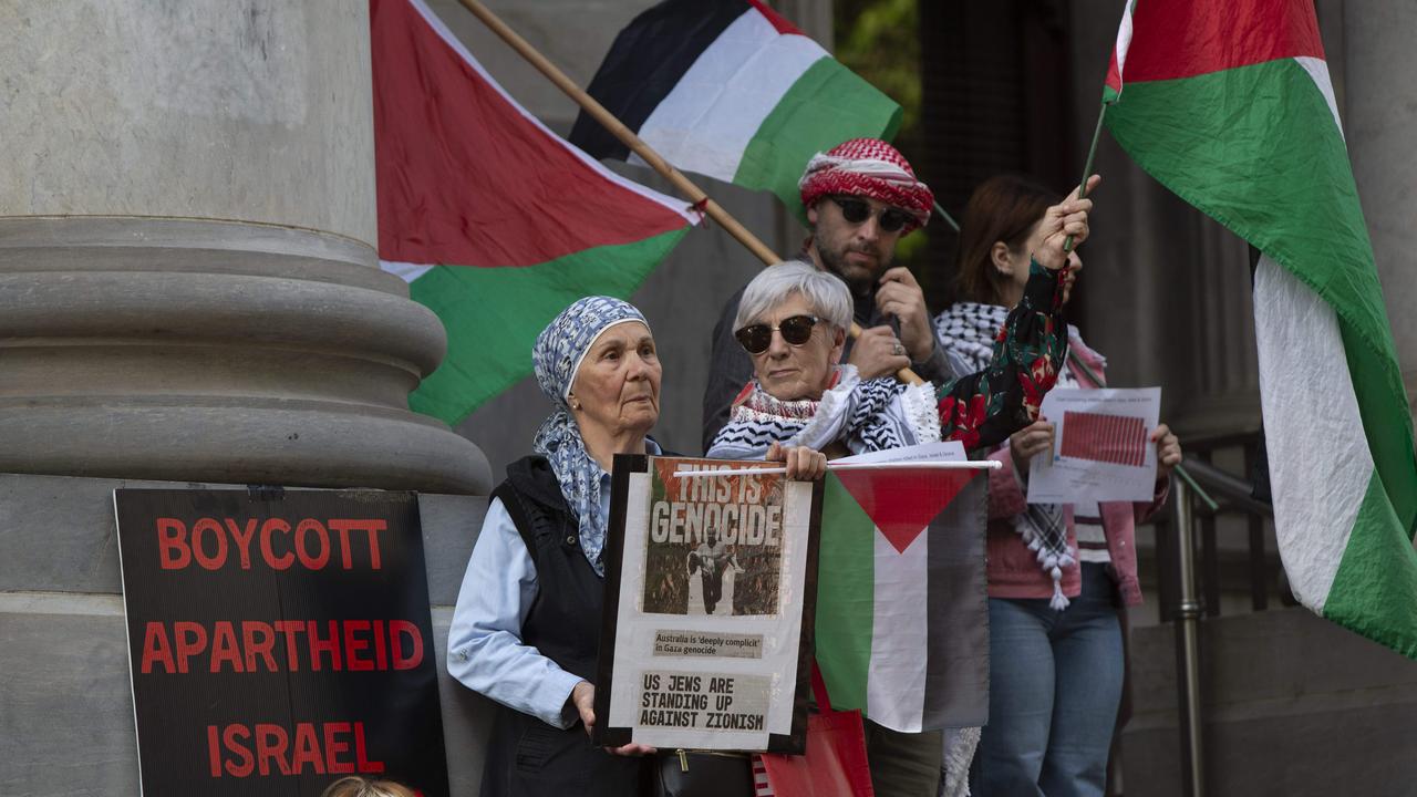 The pro-Palestinian gathering came after Premier Peter Malinauskas described the planned October 7 protest as “reckless, irresponsible and insensitive”. Picture: Brett Hartwig