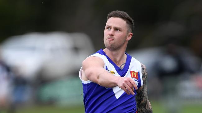 Jack Landt is co-coach of Dimboola after previously playing for Sunbury. Picture: Andy Brownbill