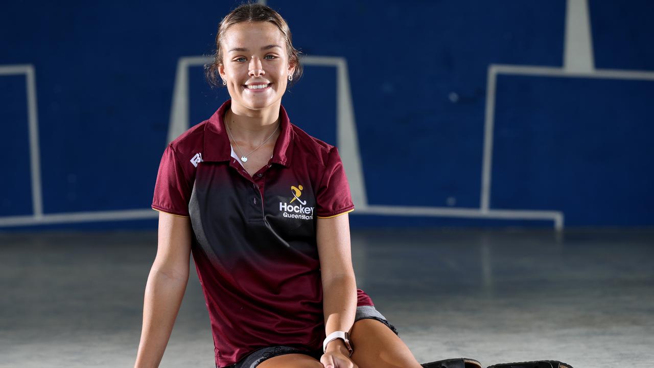 Cairns Hockey player Liv McArthur has made the Queensland under-18s side and will head to the Australian Under-18s National Championships in April. Picture: Stewart McLean