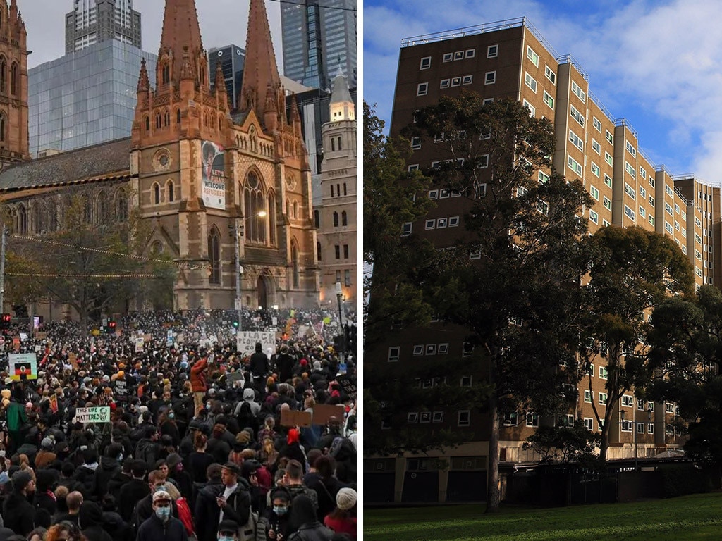 Black Lives protest link to tower cluster