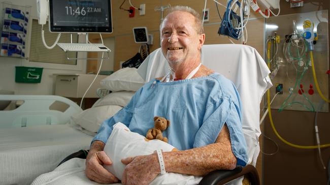 John Foster from Pt. Clinton at the Royal Adelaide Hospital. Picture: Matt Turner