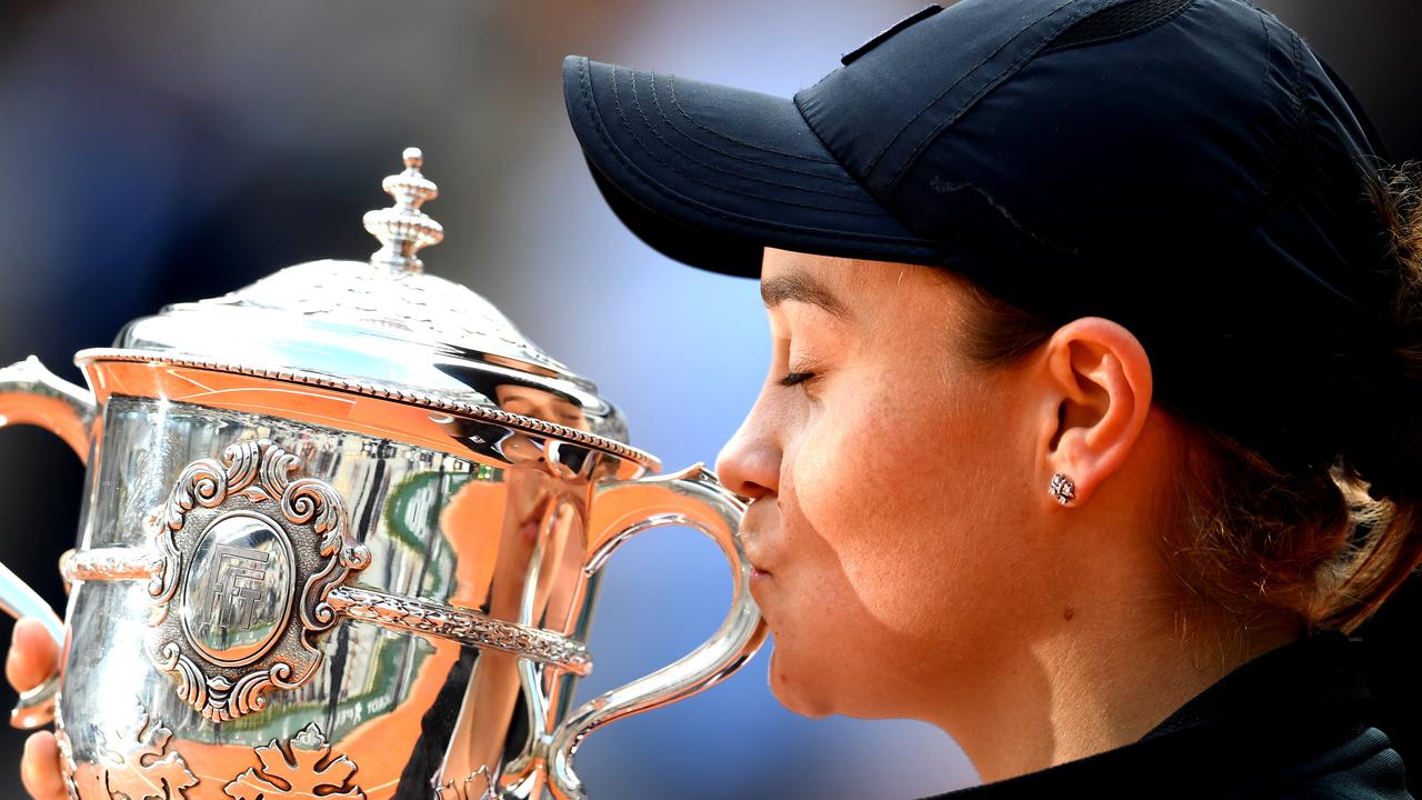 Ash Barty and that French Open trophy.