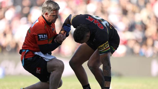 James Fisher-Harris will be out for a month as he recovers from a groin injury. Picture: Jeremy Ng/Getty Images