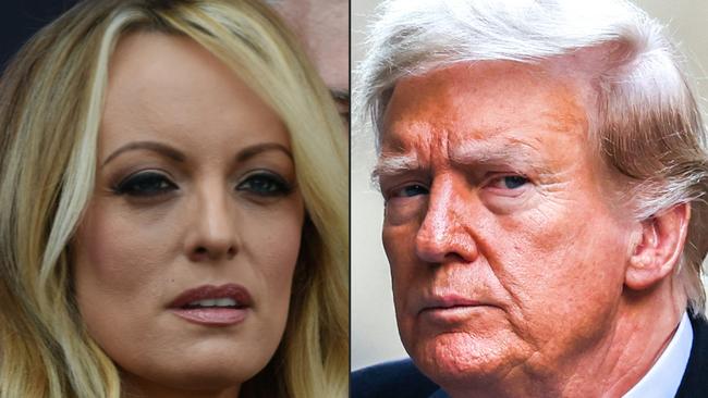 Donald Trump paid Stormy Daniels for her silence. Picture: AFP.