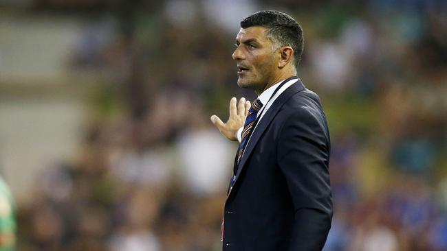 Brisbane Roar coach John Aloisi. (AAP Image/Darren Pateman)