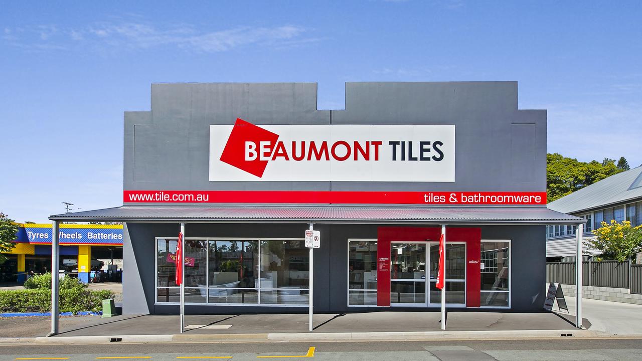 The Beaumont Tiles building at 202 Brisbane St, Ipswich.