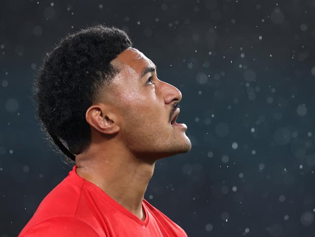 Junior Tupou has played just two games for the Dolphins. Picture: Cameron Spencer/Getty Images