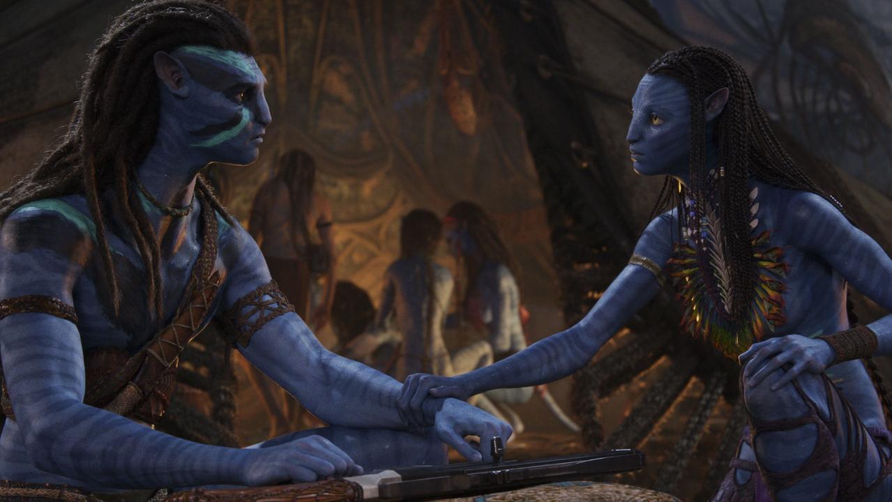 Jake Sully and Neytiri in Avatar: Way of Water. Picture: 20th Century Studios