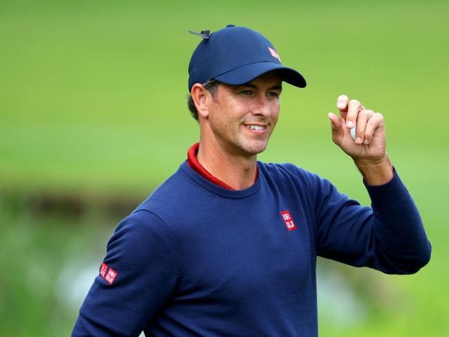 Adam Scott says ‘the fact that it’s a little more lighthearted goes a long way’. Picture: Getty