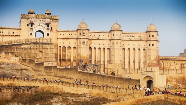 The Amber Fort in Jaipur.