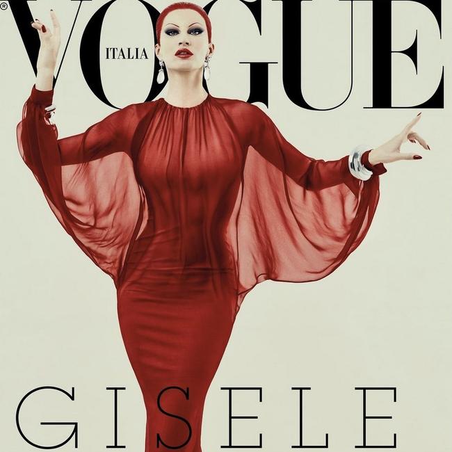 Gisele Bündchen flaunts a radical new look on her first magazine cover since her divorce from American football player husband Tom Brady.