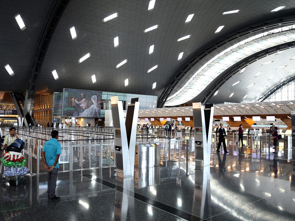 Hamad International Airport has been gearing up for Doha to host the 2022 FIFA World Cup. Picture: AFP/Stringer