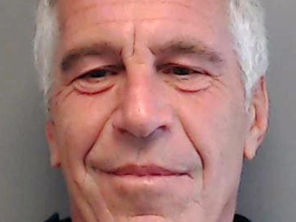 Jeffrey Epstein poses for a sex offender mugshot after being charged with procuring a minor for prostitution on July 25, 2013 in Florida. Picture: Getty Images