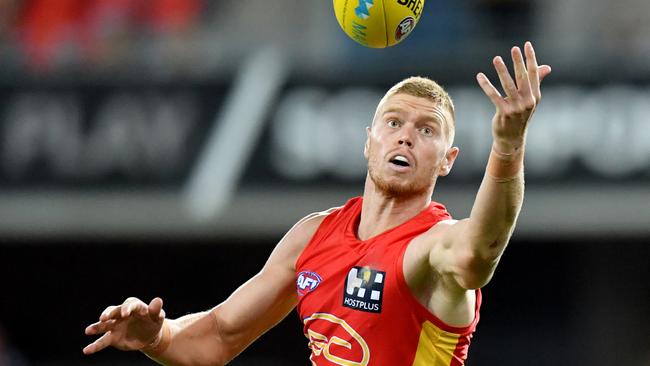 Essendon have shown interest in Gold Coast tall Peter Wright. Picture: Darren England