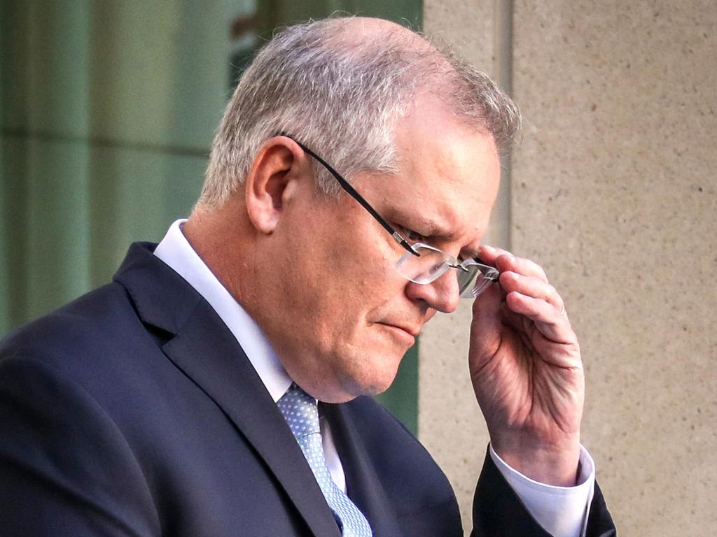 Mr Morrison said his wife told him to view the incident as if it had happened to his own daughter. Picture: David Gray / AFP