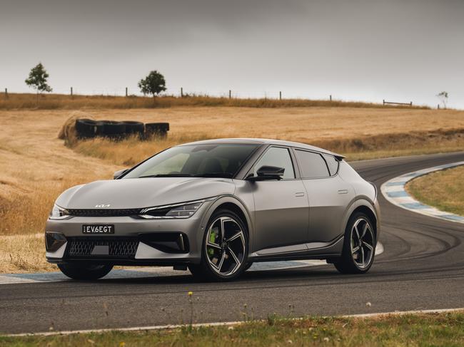 EMBARGO FOR TWAM 25 FEBRUARY 2023. FEE MAY APPLY. Kia EV6 GT. Photo: Supplied