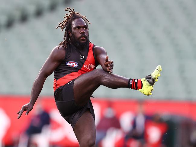 Anthony McDonald-Tipungwuti has taken indefinite leave from the Bombers. Picture: Michael Klein