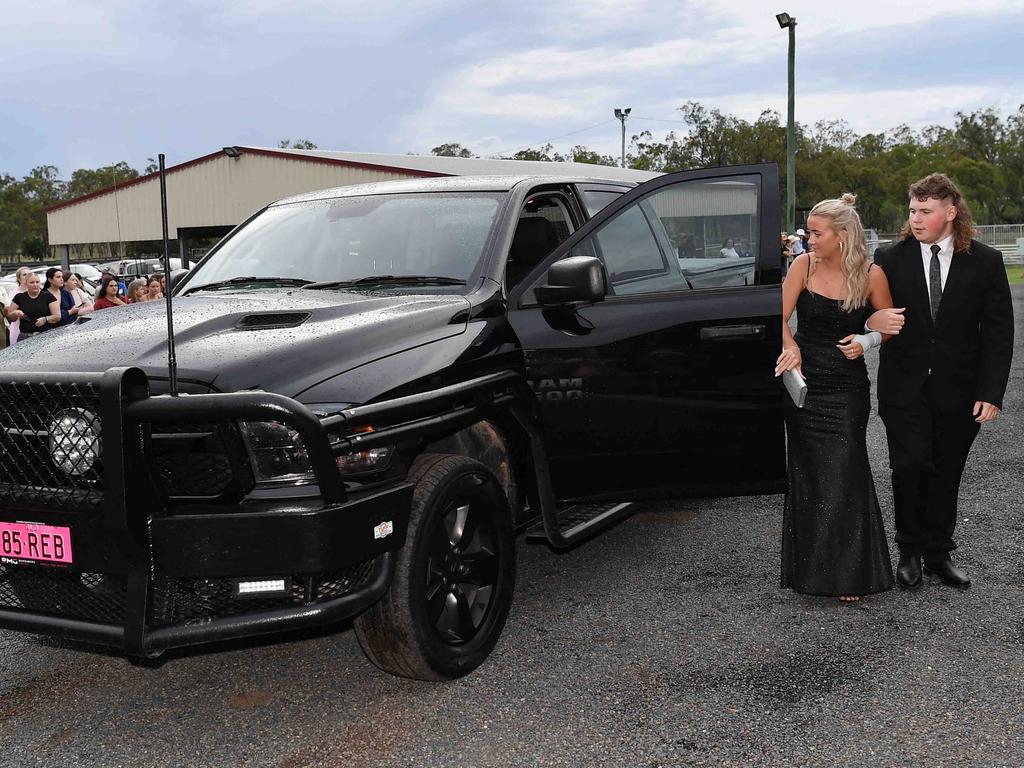 Burnett State High school formal car photos. Picture: Patrick Woods.