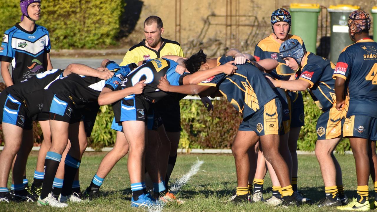 Rockhampton District Secondary Schools Rugby League Open C grand final, Yeppoon State High 1 versus Gladstone State High 1, Rugby Park, Rockhampton, September 10, 2021.