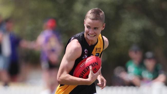 SEQ AFL junior grand final day. Sandgate vs Redcliffe U/16 Grand Final. Pic Peter Wallis