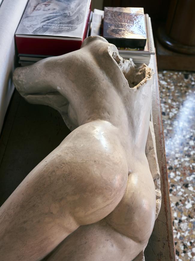 Marble torso collected by Toto Bergamo Rossi. Picture: James Mollison