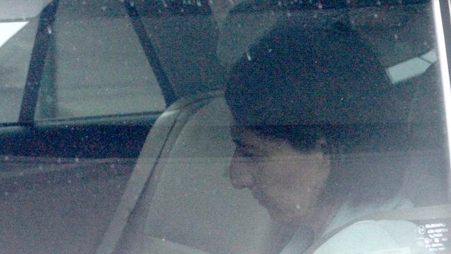 NSW Premier Gladys Berejiklian leaves radio station 2GB this morning. Photo: Jeremy Piper