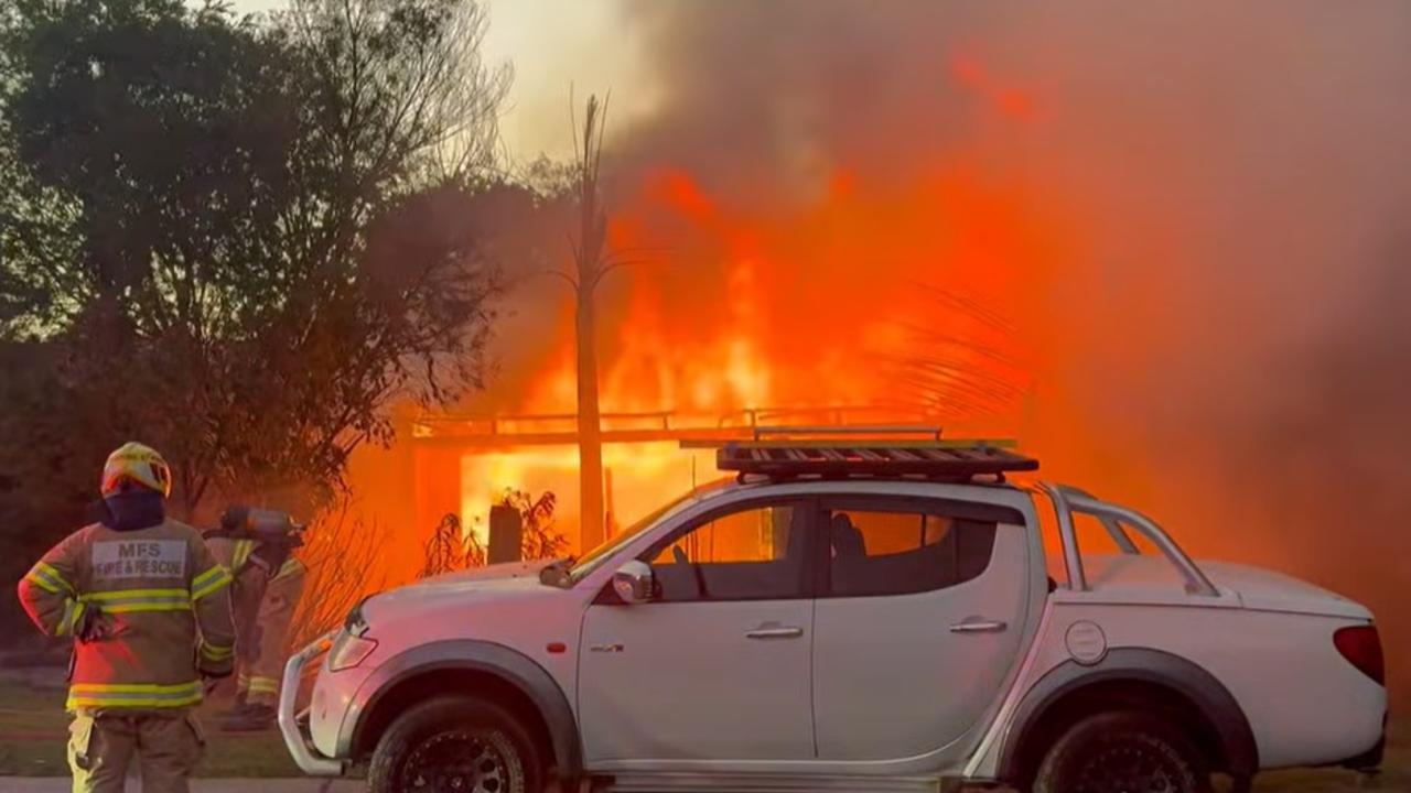 Fierce fire rips through Adelaide home