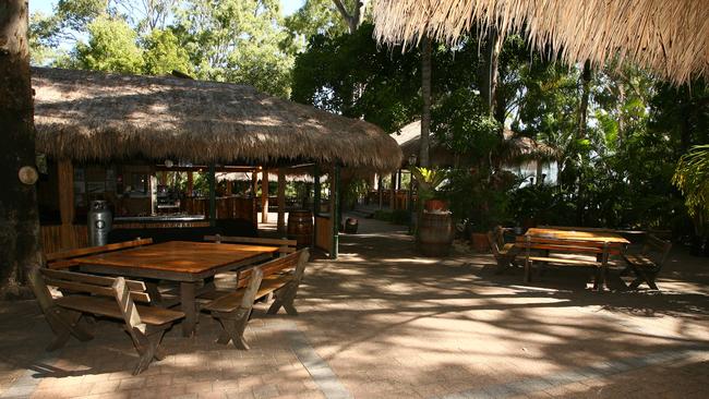 McLarens Landing on South Stradbroke Island was a beautiful place for parties and casual drinks. Picture: Mike Batterham