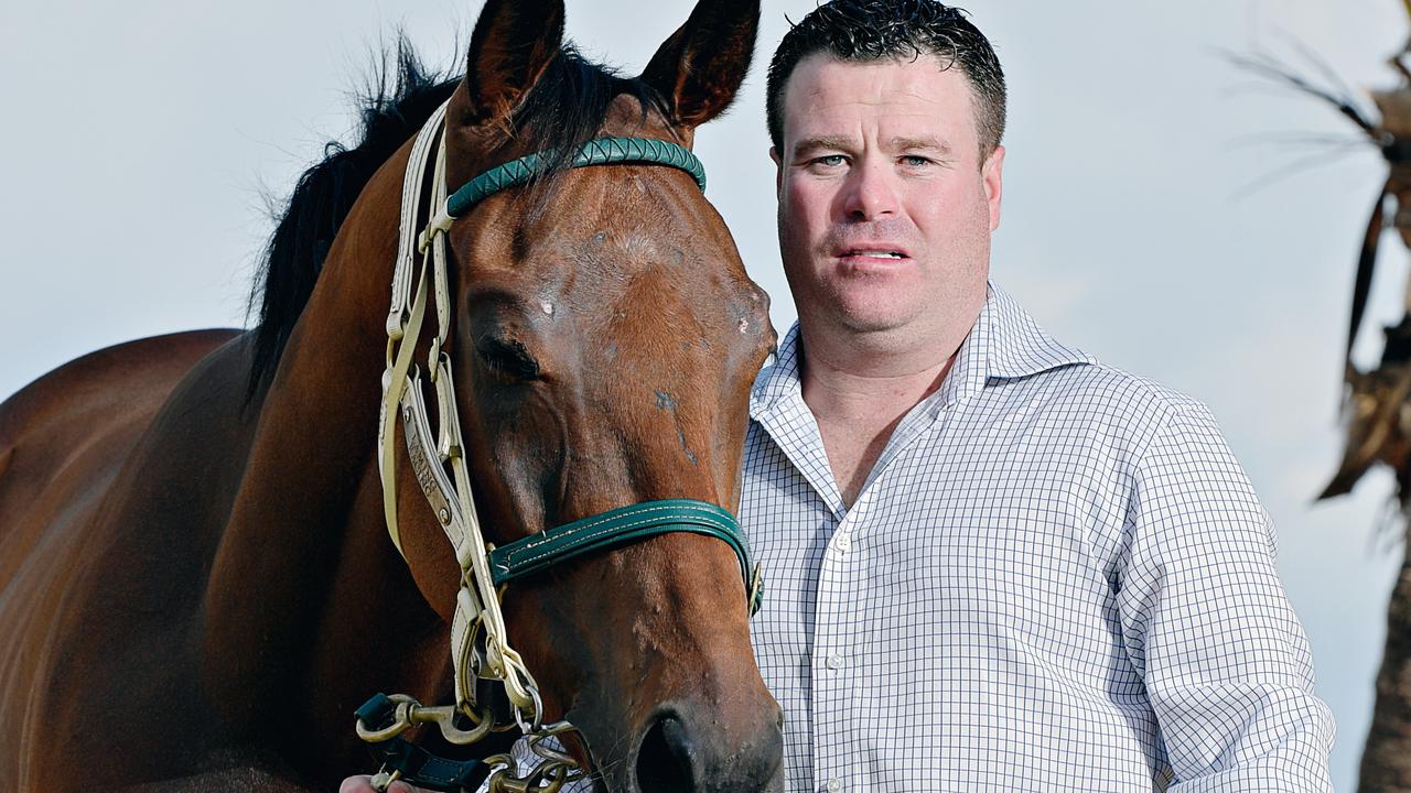 Victorian trainer Richard Laming with Folk Tales