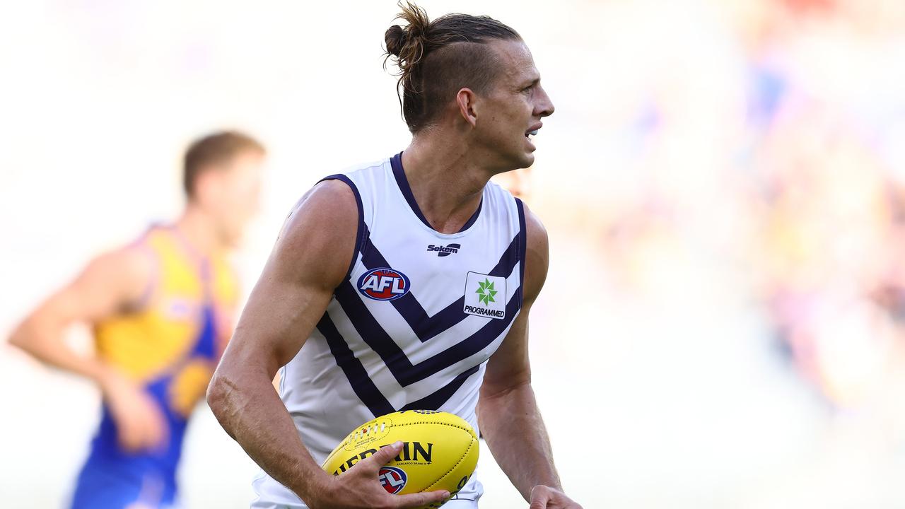 Nat Fyfe starred for the Dockers — again.