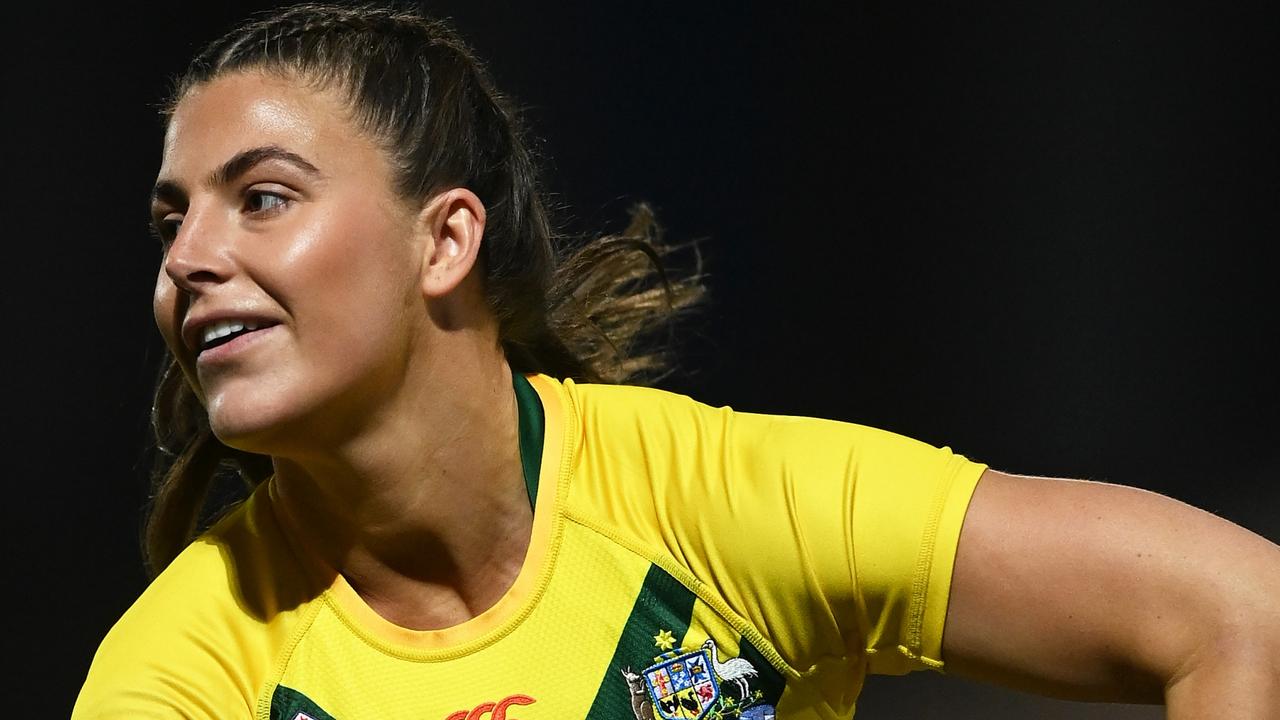 Sergis originally injured her toe playing for the Jillaroos last year. Picture: Gareth Copley/Getty Images