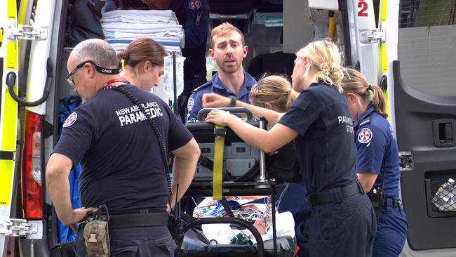 A 5-Year-old boy is in critical condition after being kicked in the head by a horse along a walking track in Centennial Park. Picture: OnScene Bondi