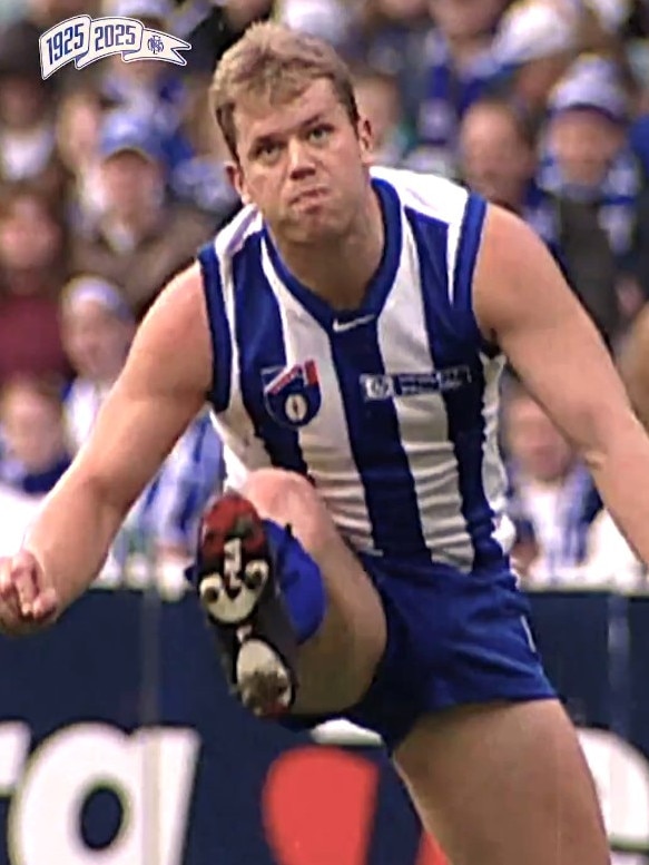 "Shinboner of the Century Glenn Archer. Photo: Twitter, North Melbourne.