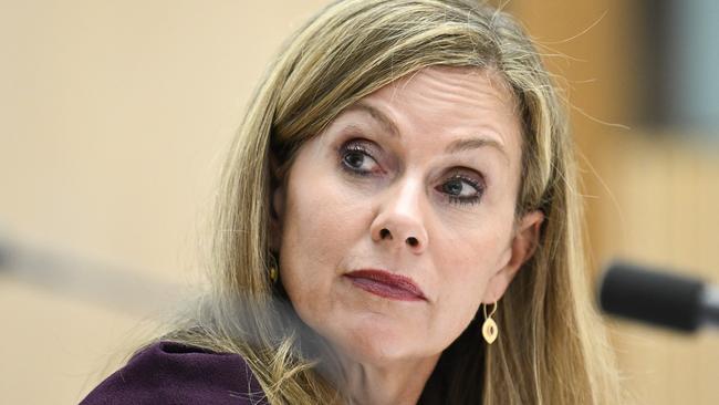 eSafety Commissioner Julie Inman Grant is concerned about the rise of AI-generated sexually explicit content targeting teachers. Picture: NewsWire / Martin Ollman
