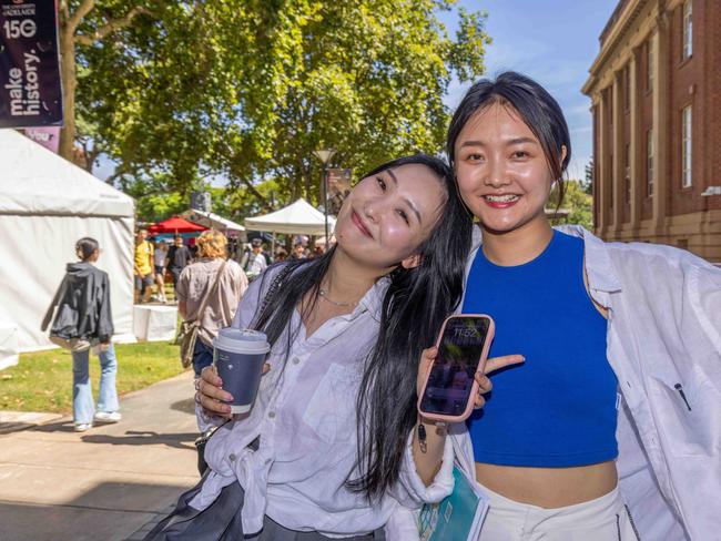 Adelaide Uni’s O-Week welcome fiesta. Picture: Ben Clark